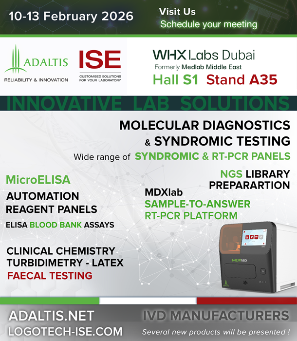 WHX Labs 2026 Dubai - Adaltis / ISE